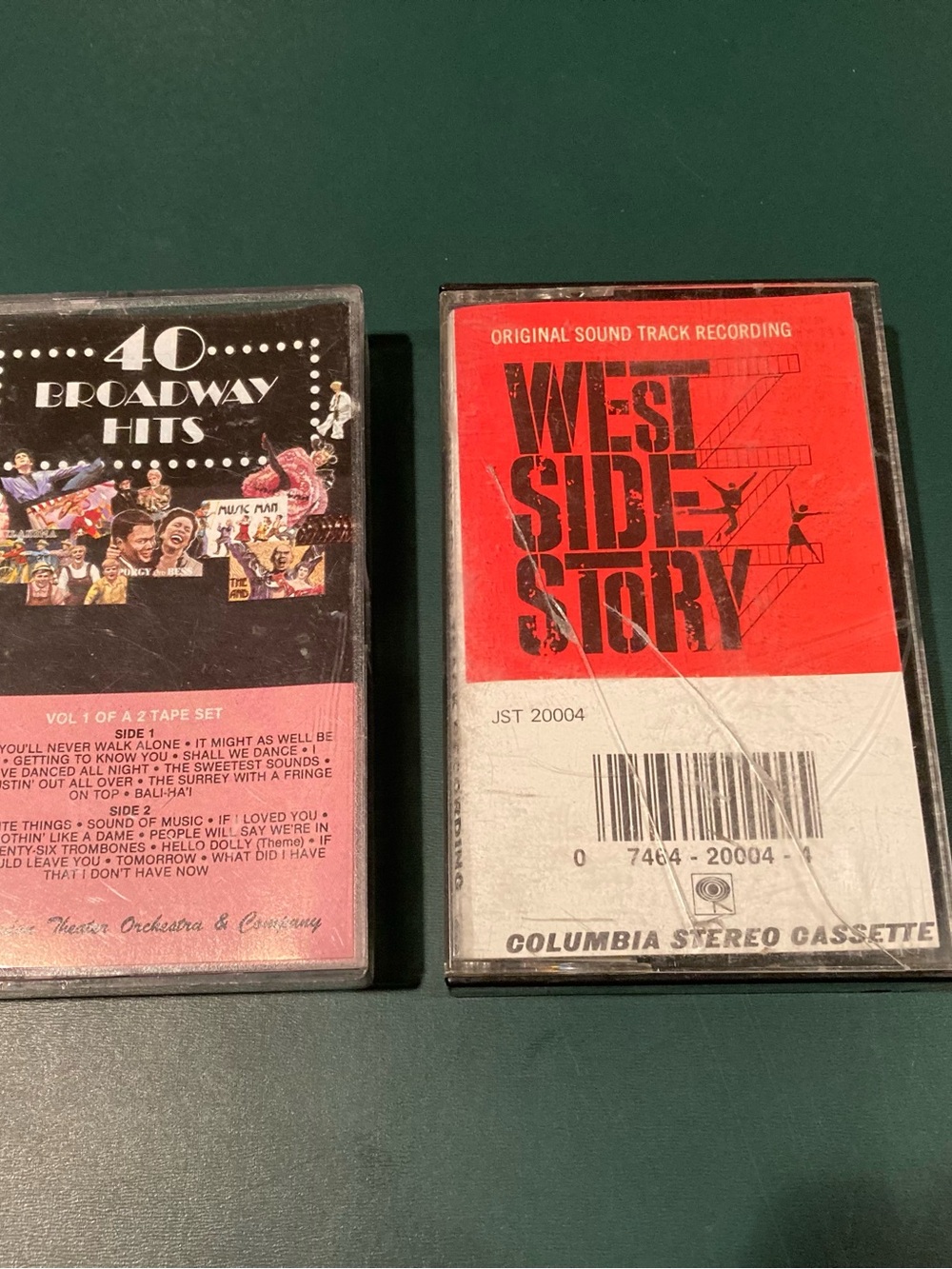 Cassettes: West Side Story and Broadway Hits